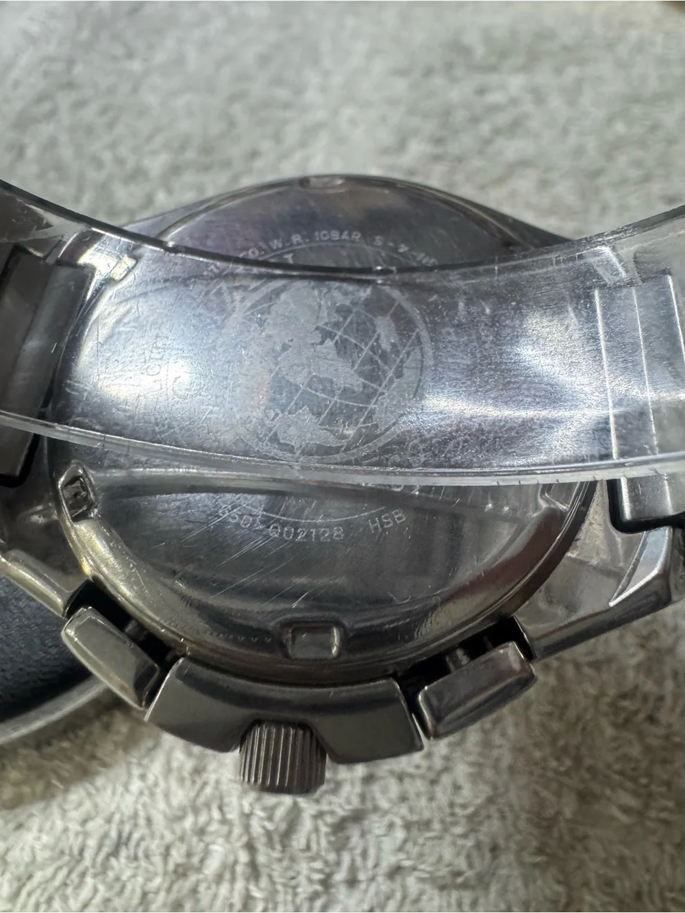 Citizen Eco-Drive Skyhawk Stainless Steel Black Dial Watch